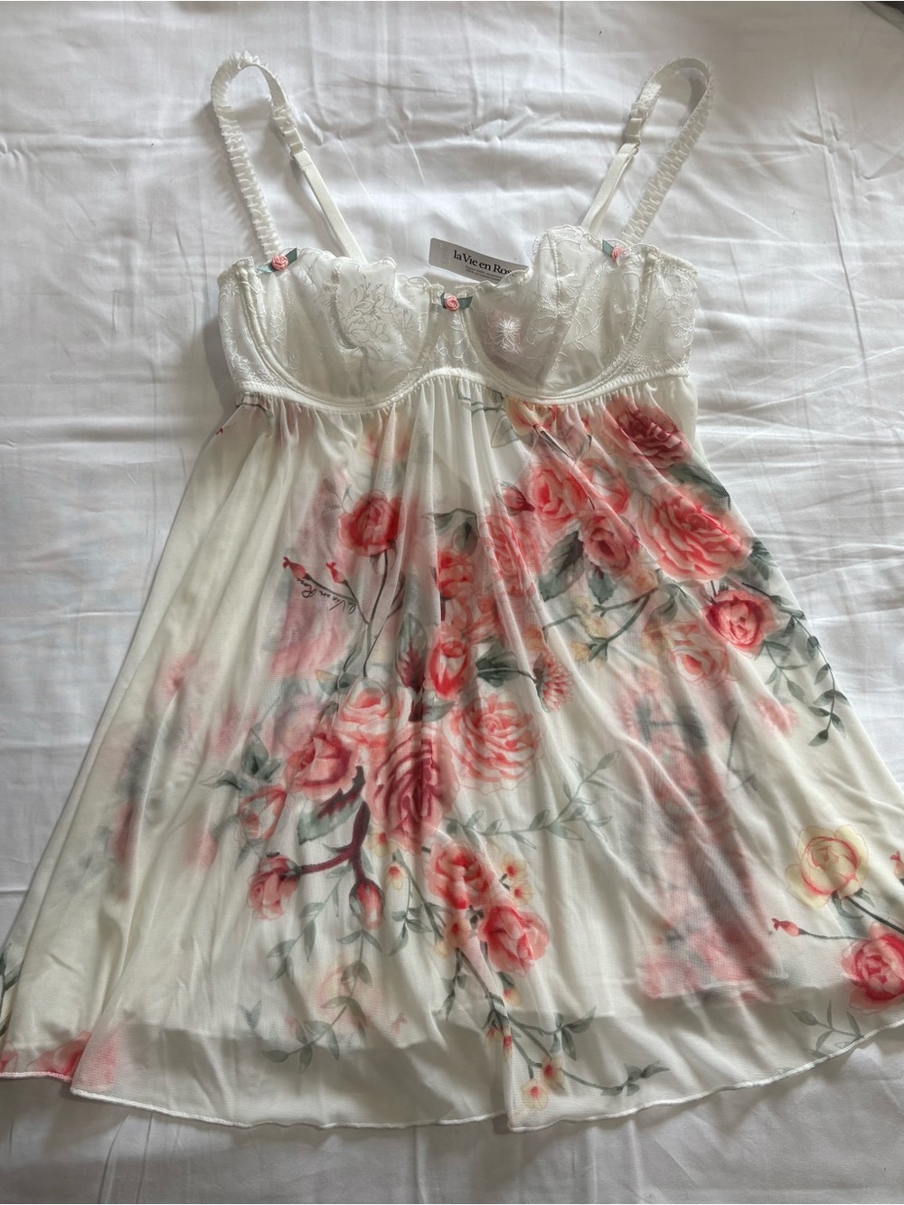 La Vie En Rose Balconette Babydoll Lingerie